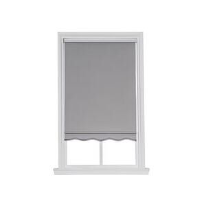 34.5x64 Charlotte Cut To Width Cordless Blackout Roller Shade Gauntlet Gray